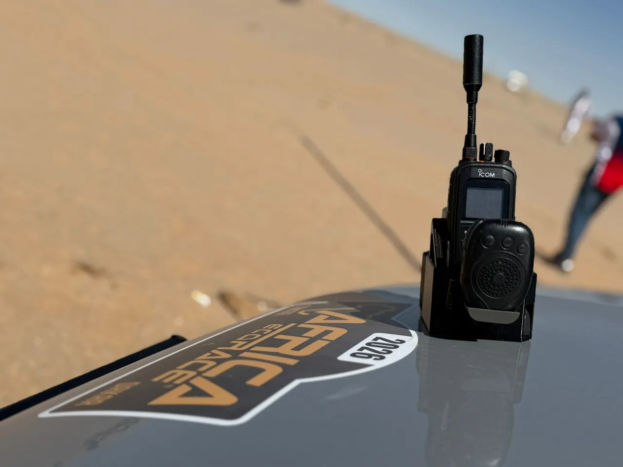 Dispositif radio sur course Africa Eco Race